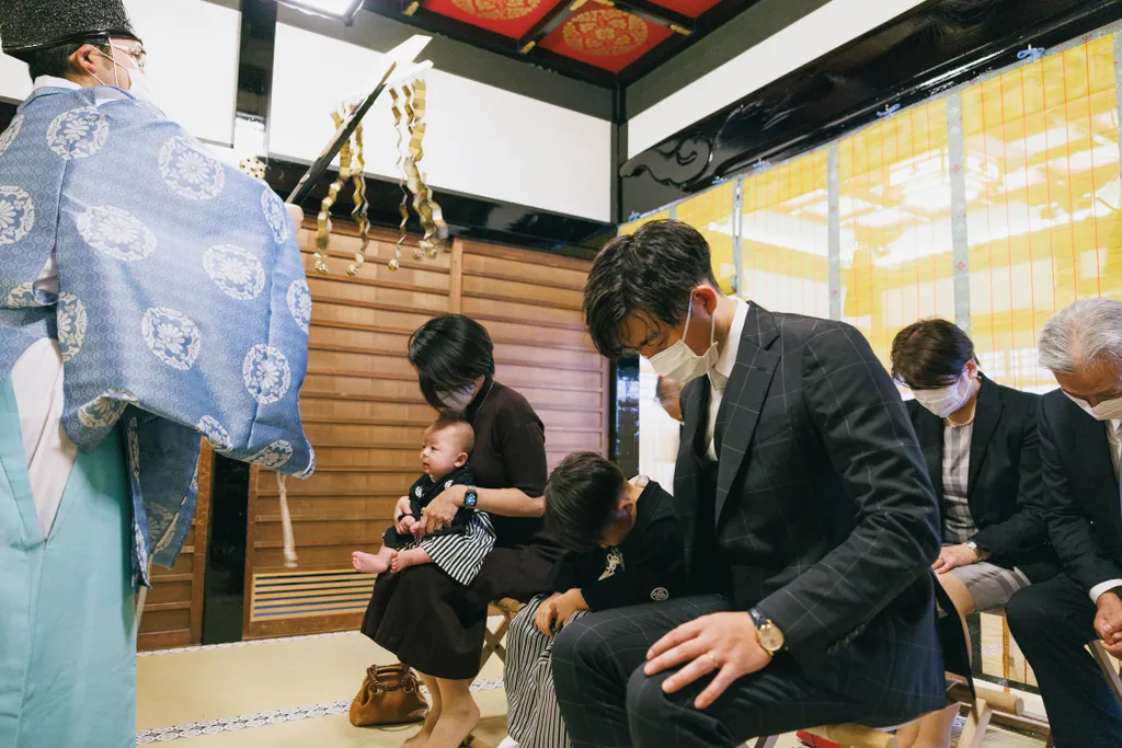 代々木八幡宮 ご祈祷撮影シーン